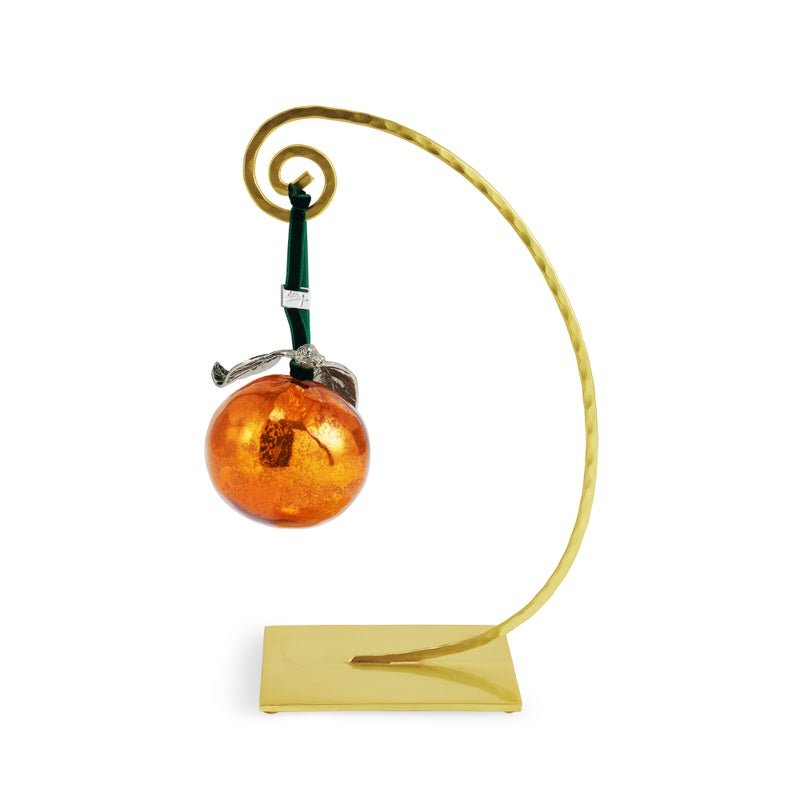 Michael Aram Orange Glass Ornament