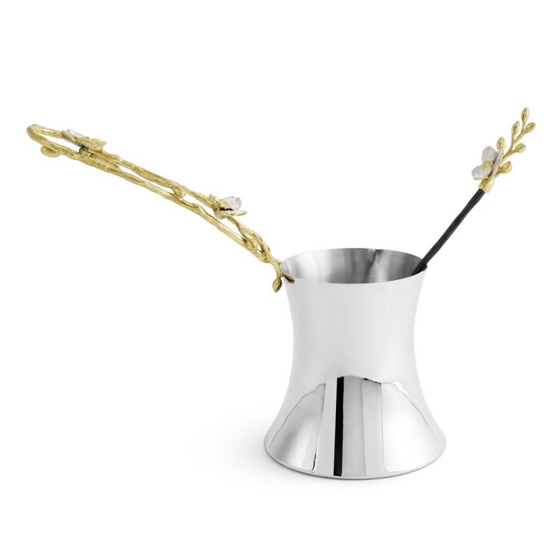 Michael Aram Orchid Coffee Pot with Spoon