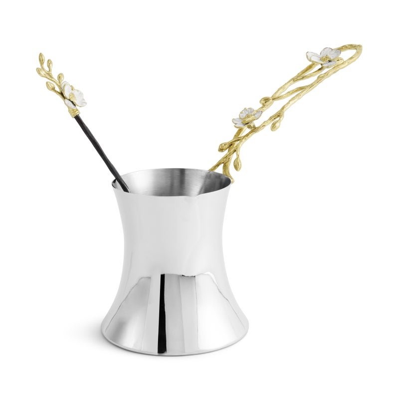 Michael Aram Orchid Coffee Pot with Spoon