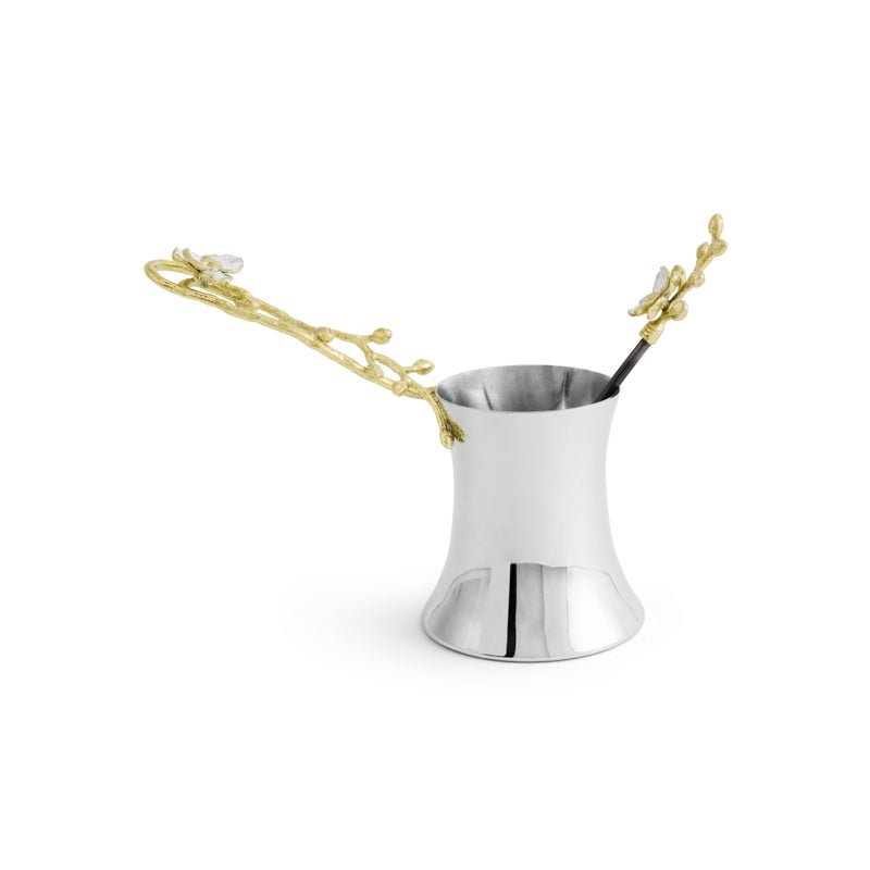 Michael Aram Orchid Coffee Pot with Spoon