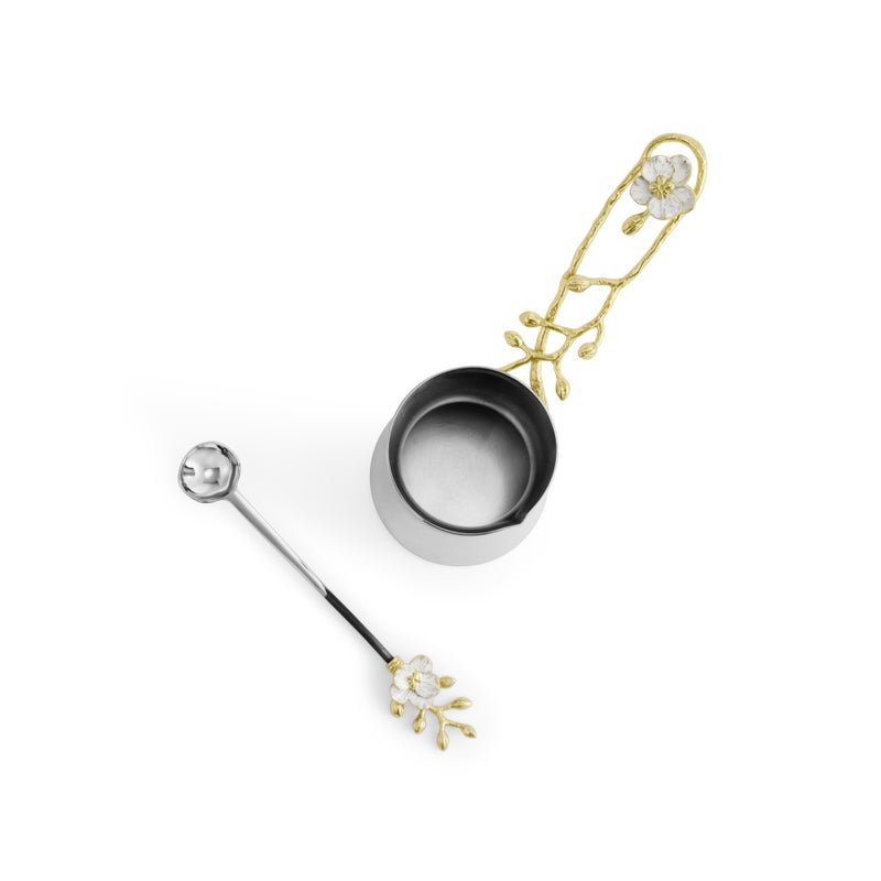 Michael Aram Orchid Coffee Pot with Spoon