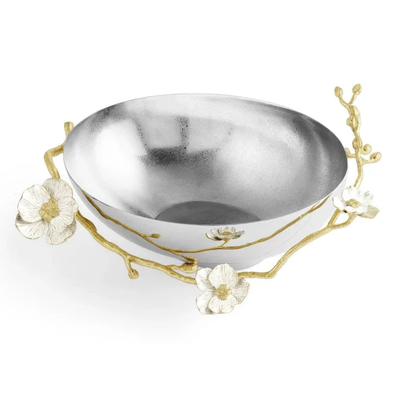 Michael Aram Orchid Low Oval Bowl