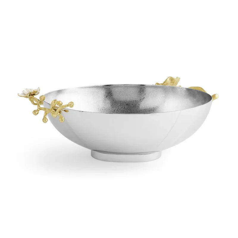 Michael Aram Orchid Low Oval Bowl
