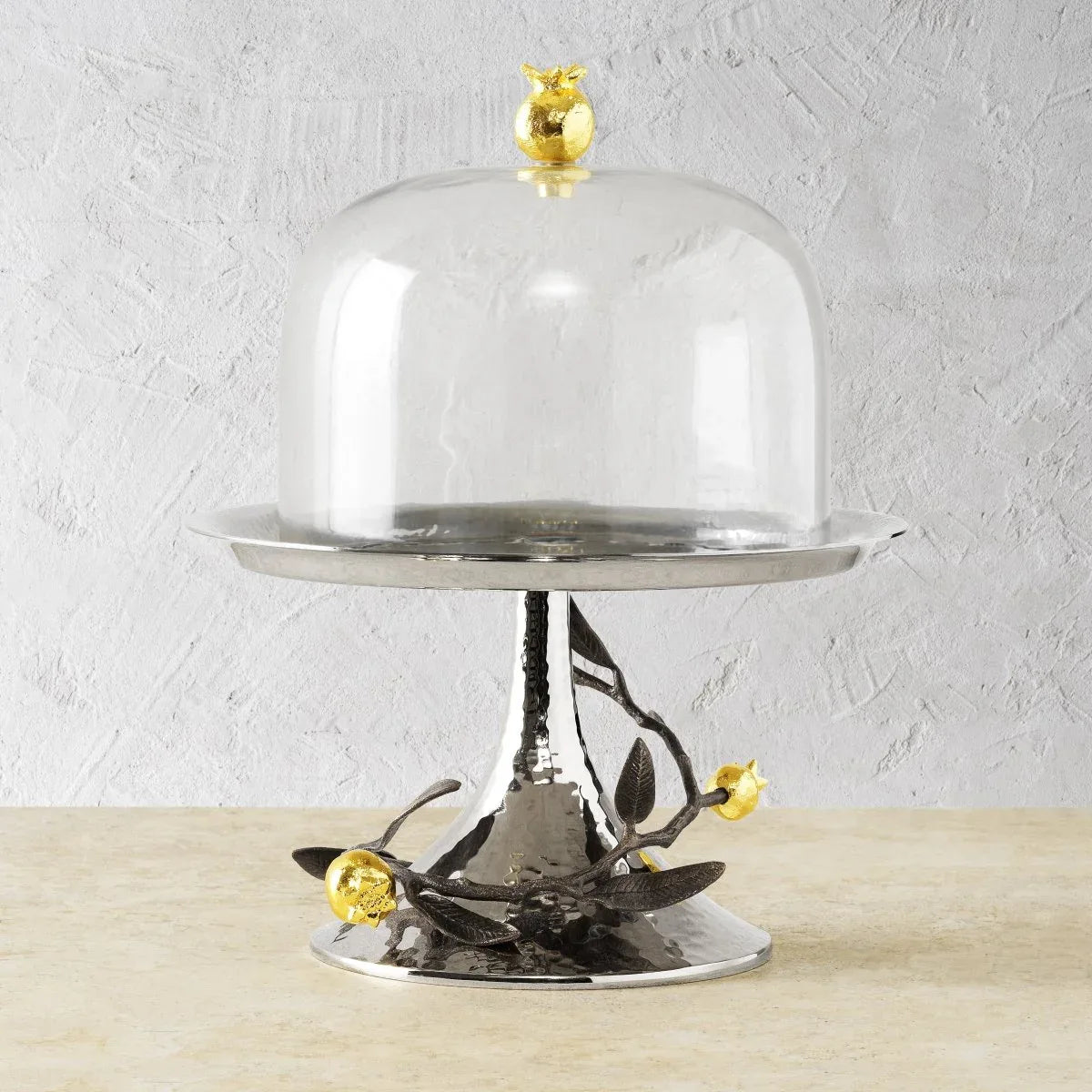 Michael Aram Pomegranate Pastry Dish with Dome