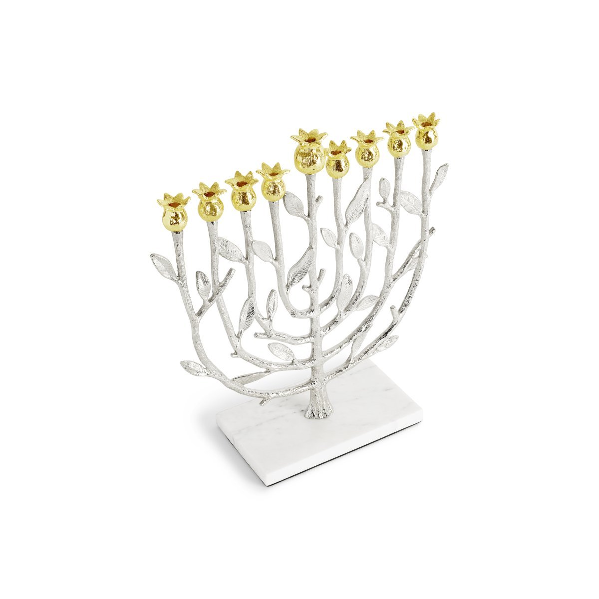 Michael Aram Pomegranate Silver & Gold Menorah