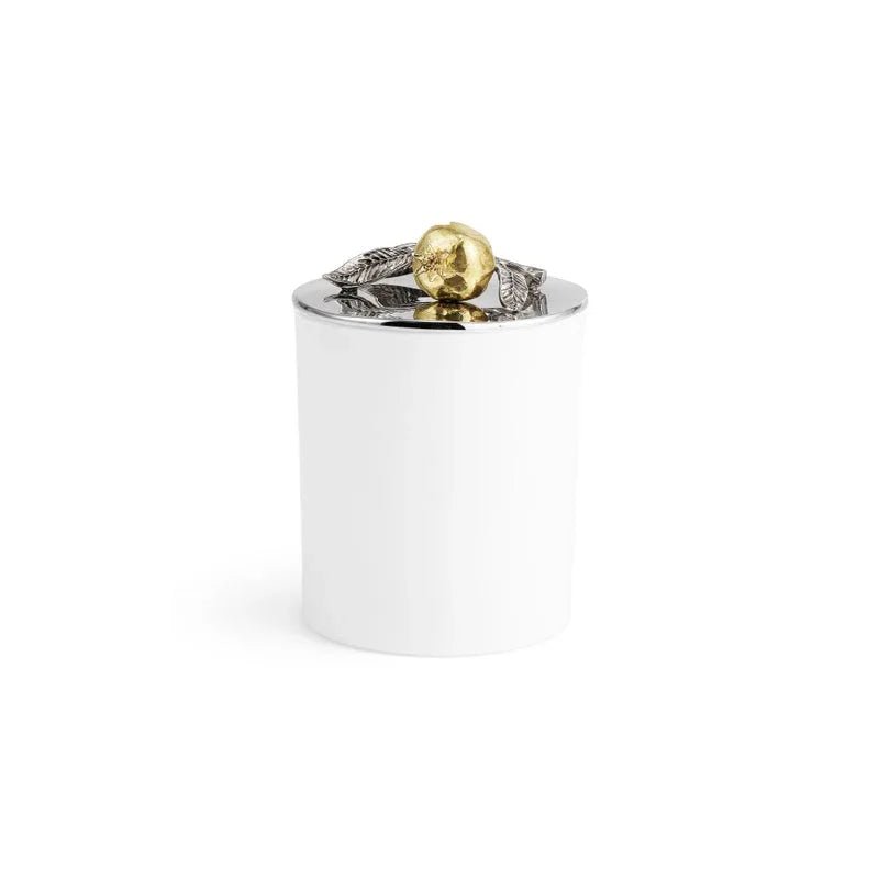 Michael Aram Pomegranate Silver &amp; Gold Single Wick Scented Candle