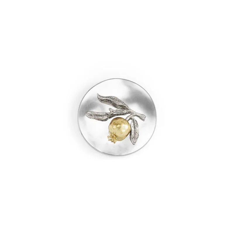 Michael Aram Pomegranate Silver &amp; Gold Single Wick Scented Candle