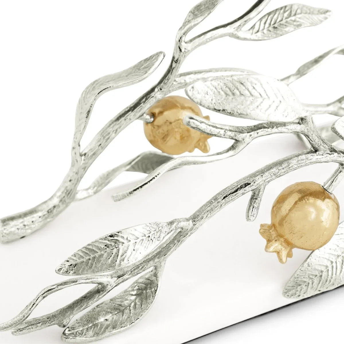 Michael Aram Pomegranate Silver &amp; Gold Vertical Napkin Holder