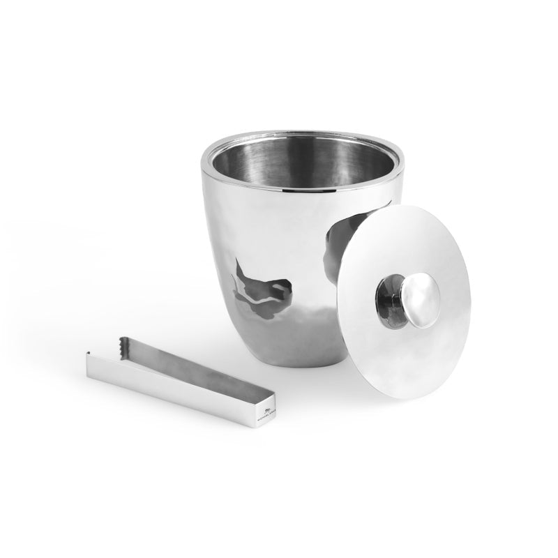 Michael Aram Reflective Ice Bucket with Tongs