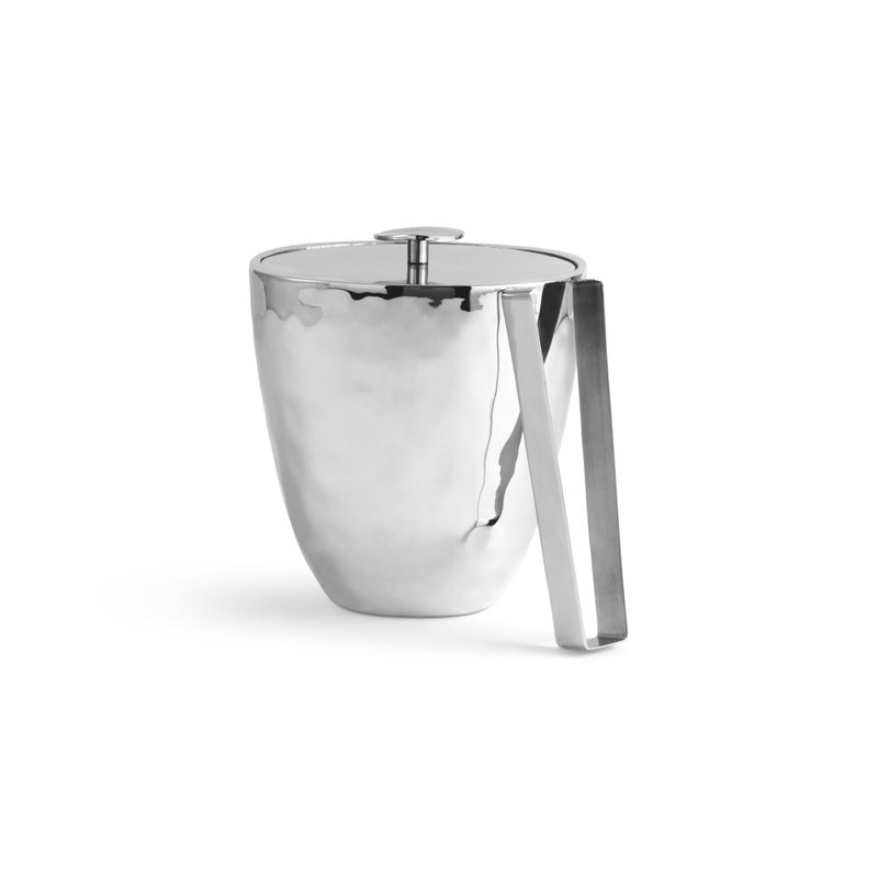 Michael Aram Reflective Ice Bucket with Tongs