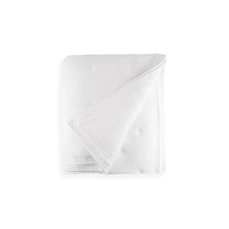 Michael Aram Tufted Quilt Queen Coverlet - Cloud