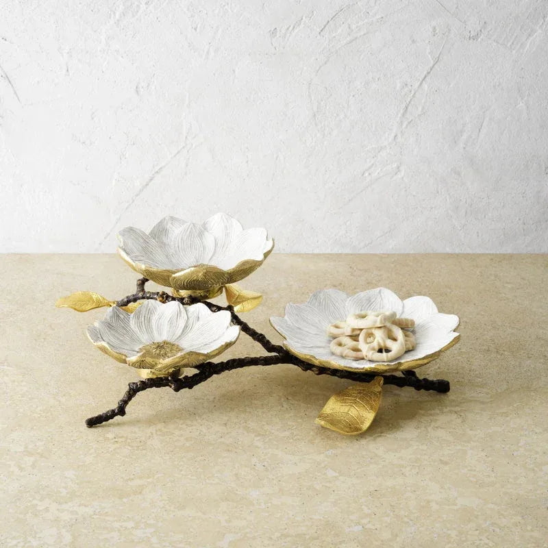 Michael Aram Vintage Bloom Triple Dish