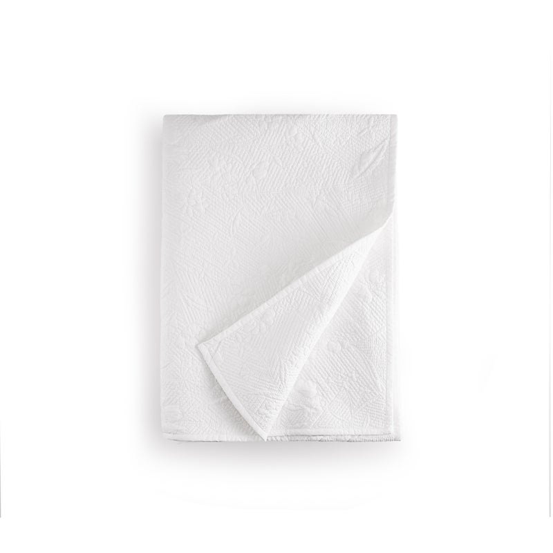 Michael Aram Wildflowers Queen Duvet White