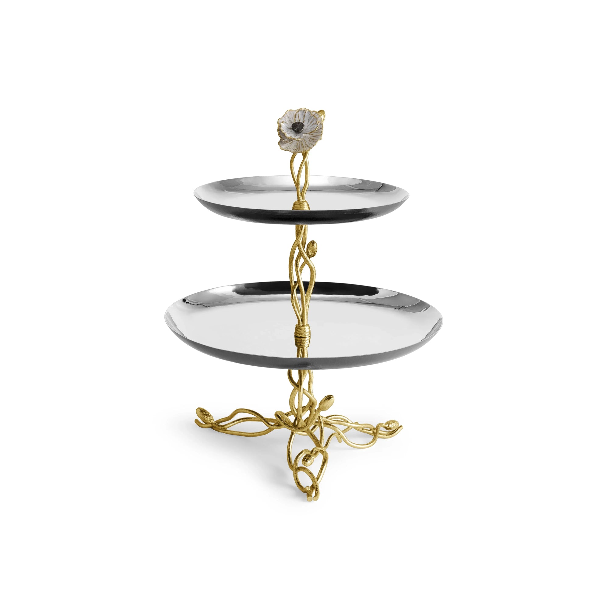 Michael Aram Anemone 2-Tier Etagere