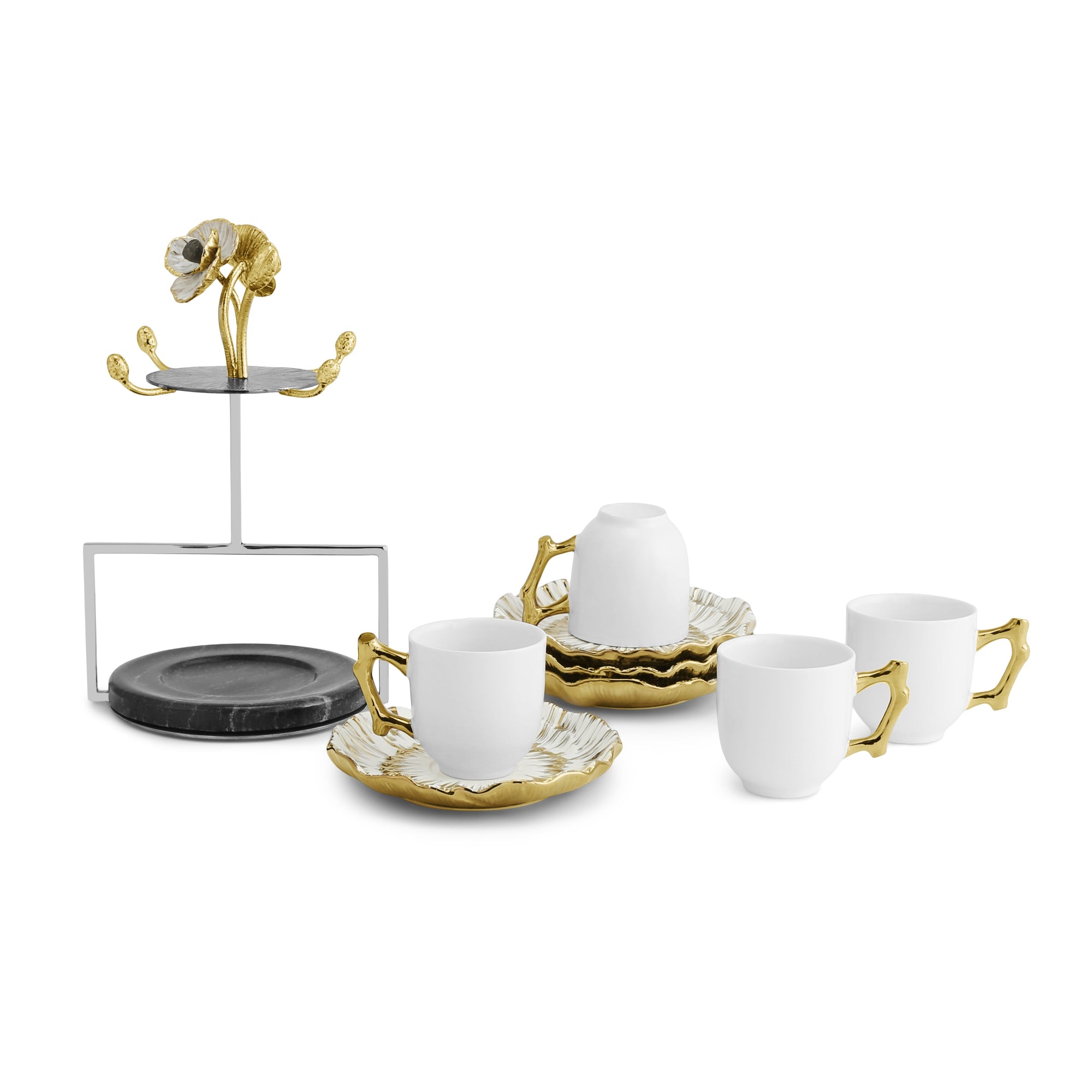 Michael Aram Anemone Demitasse Set