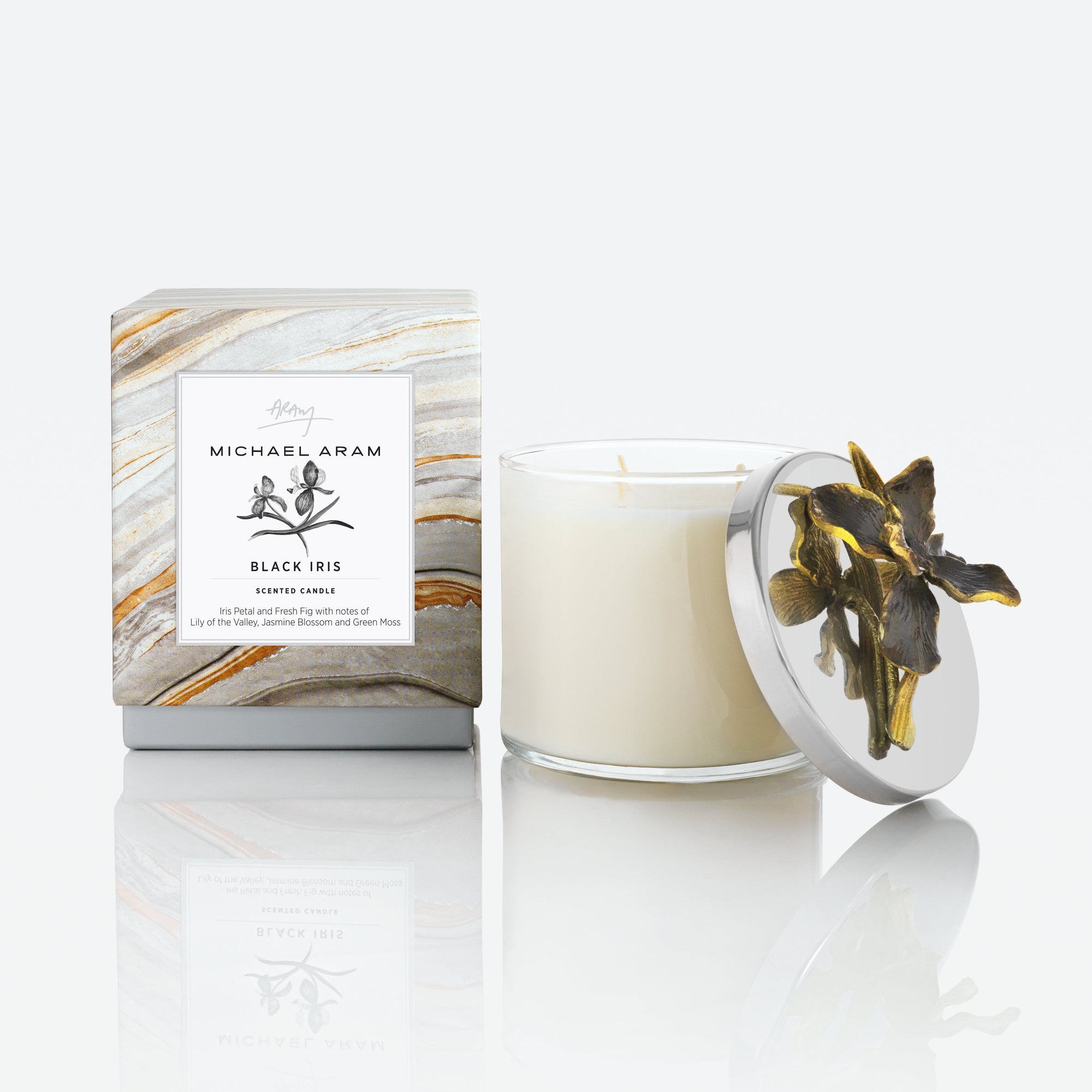 Michael Aram Black Iris Candle