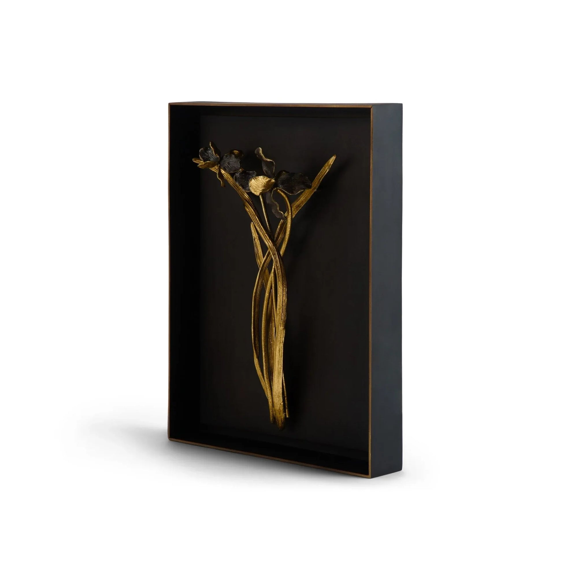 Michael Aram Black Iris Shadow Box