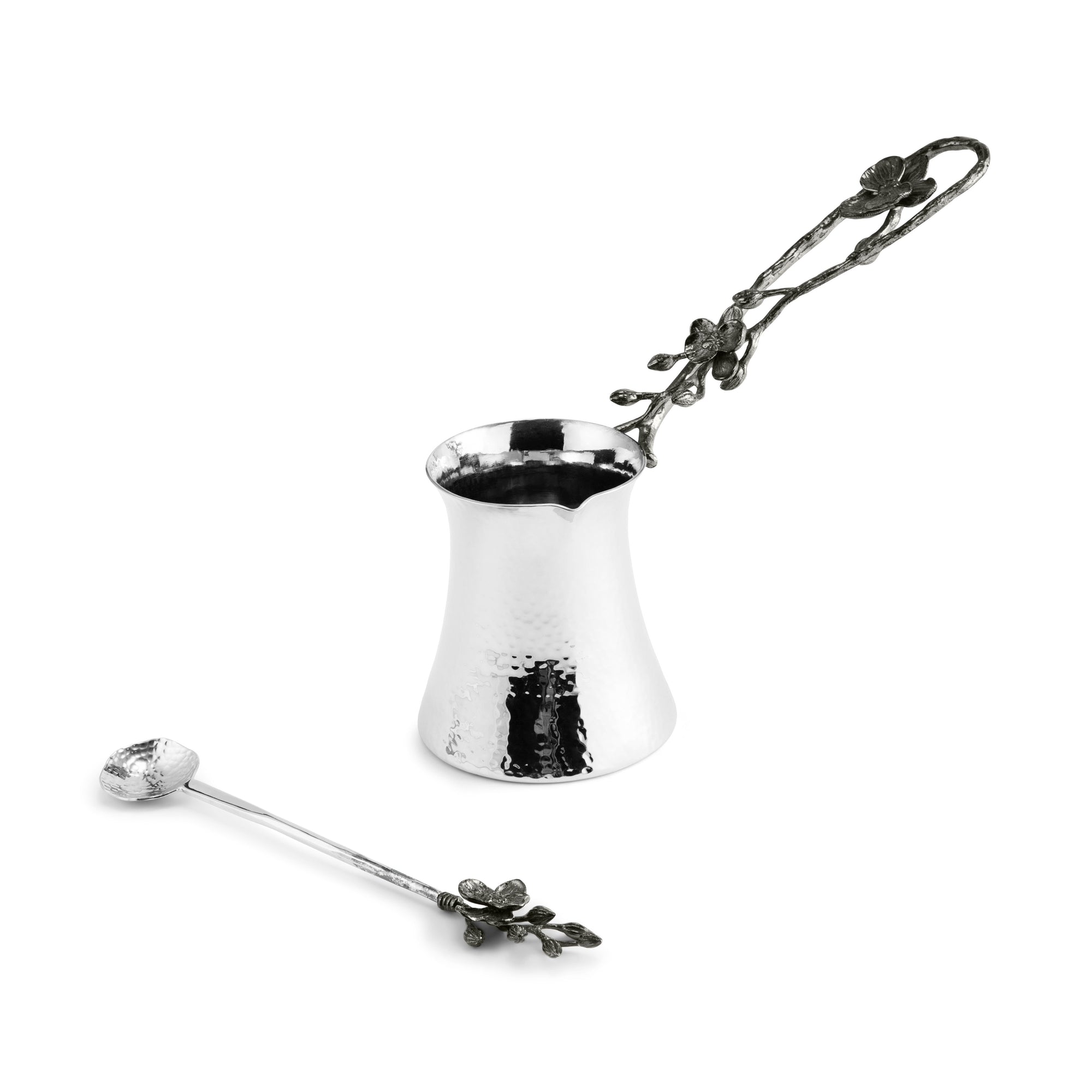 Michael Aram Black Orchid Coffee Pot & Spoon