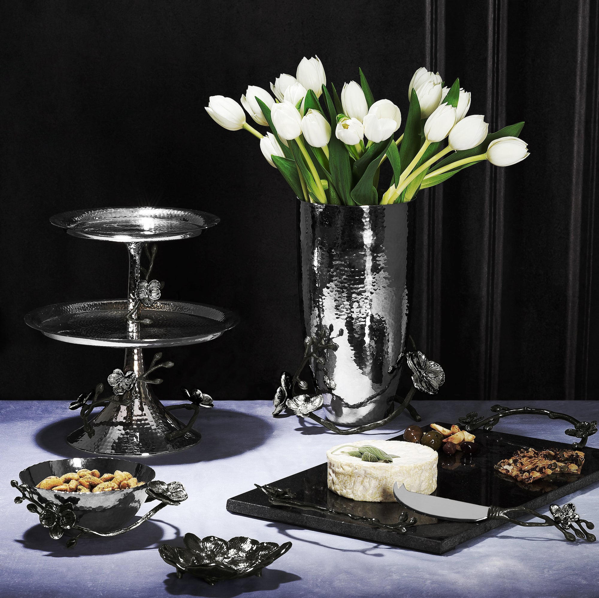 Michael Aram Black Orchid Nut Dish