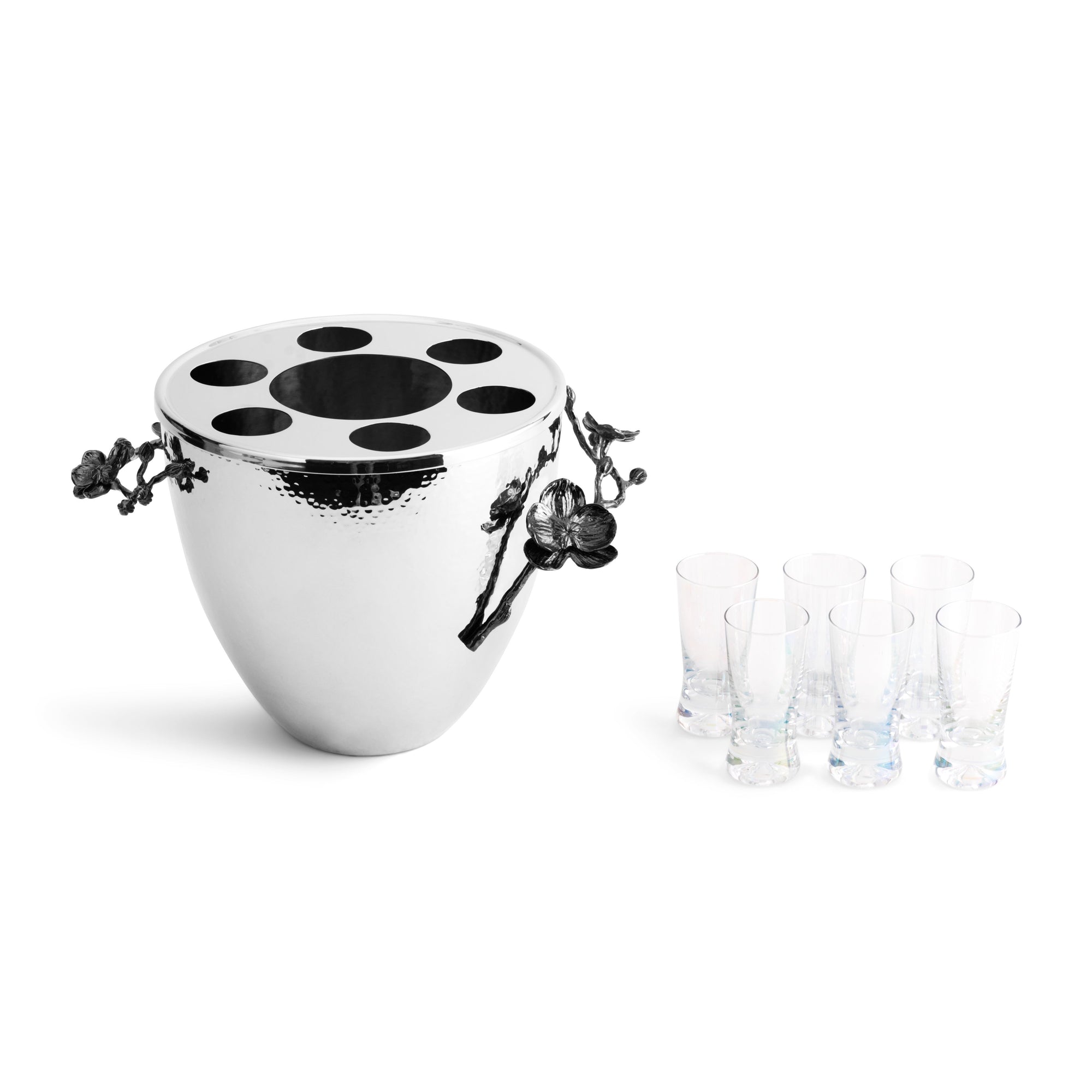 Michael Aram Black Orchid Vodka Service