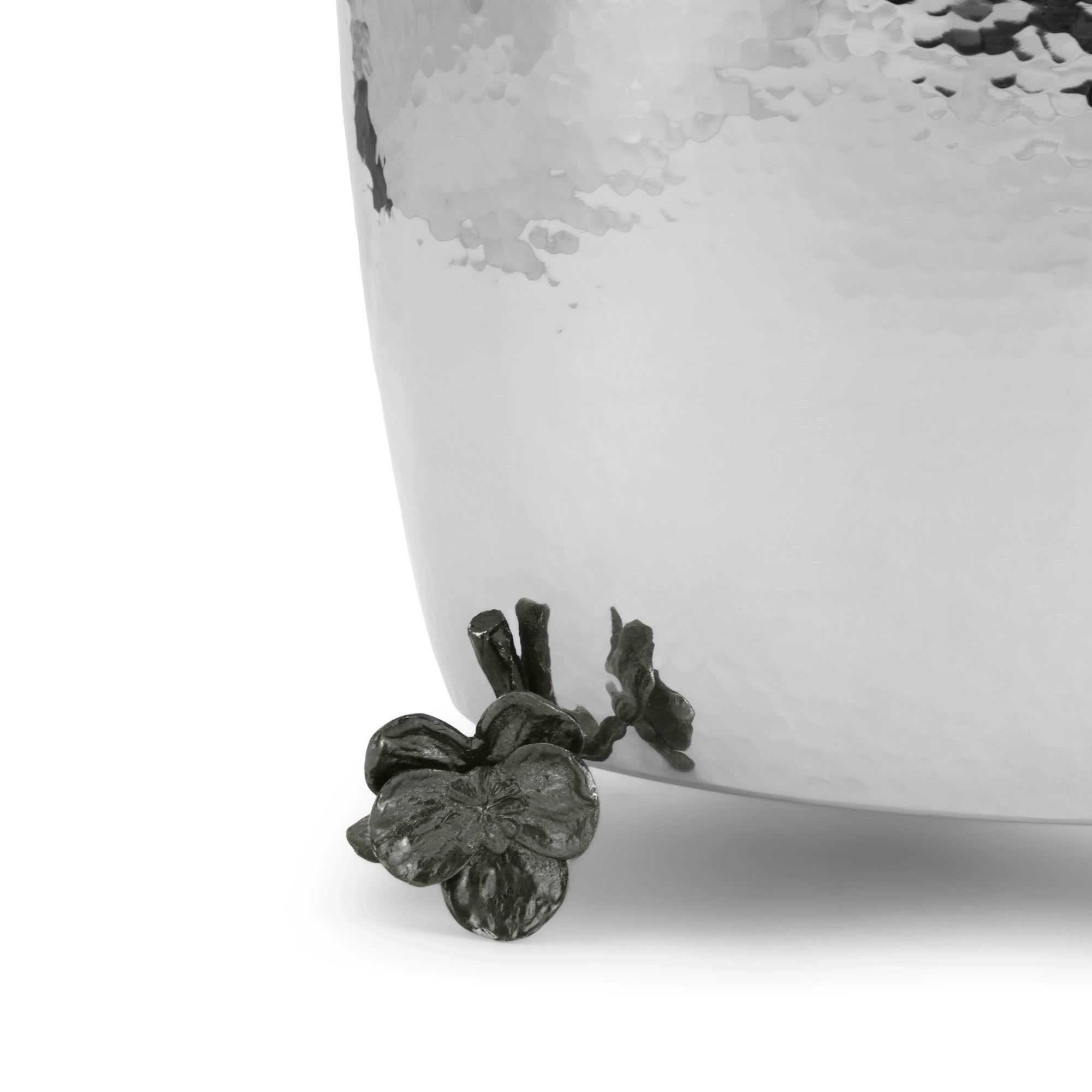 Michael Aram Black Orchid Waste Basket
