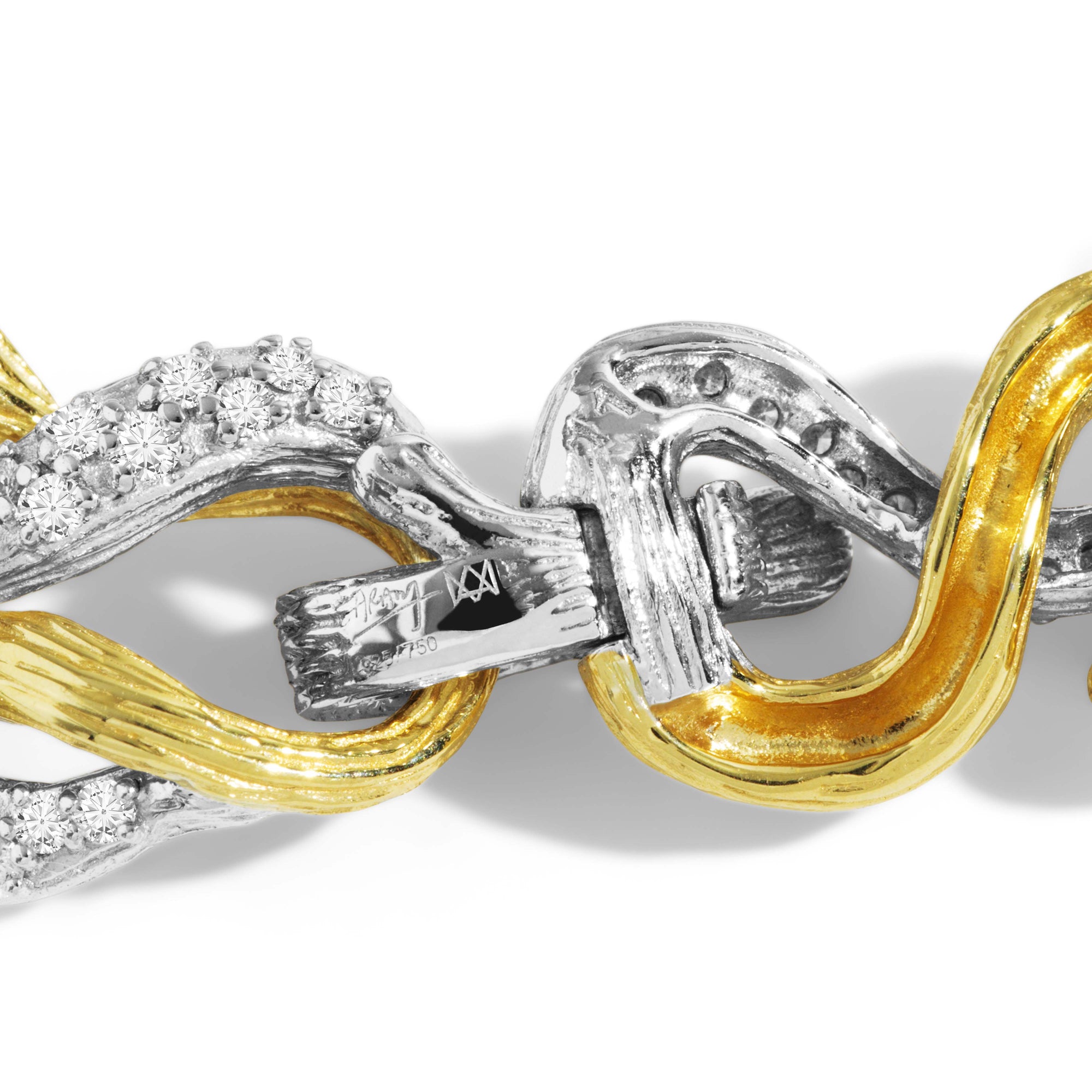 Michael Aram Branch Coral Bracelet with Diamonds