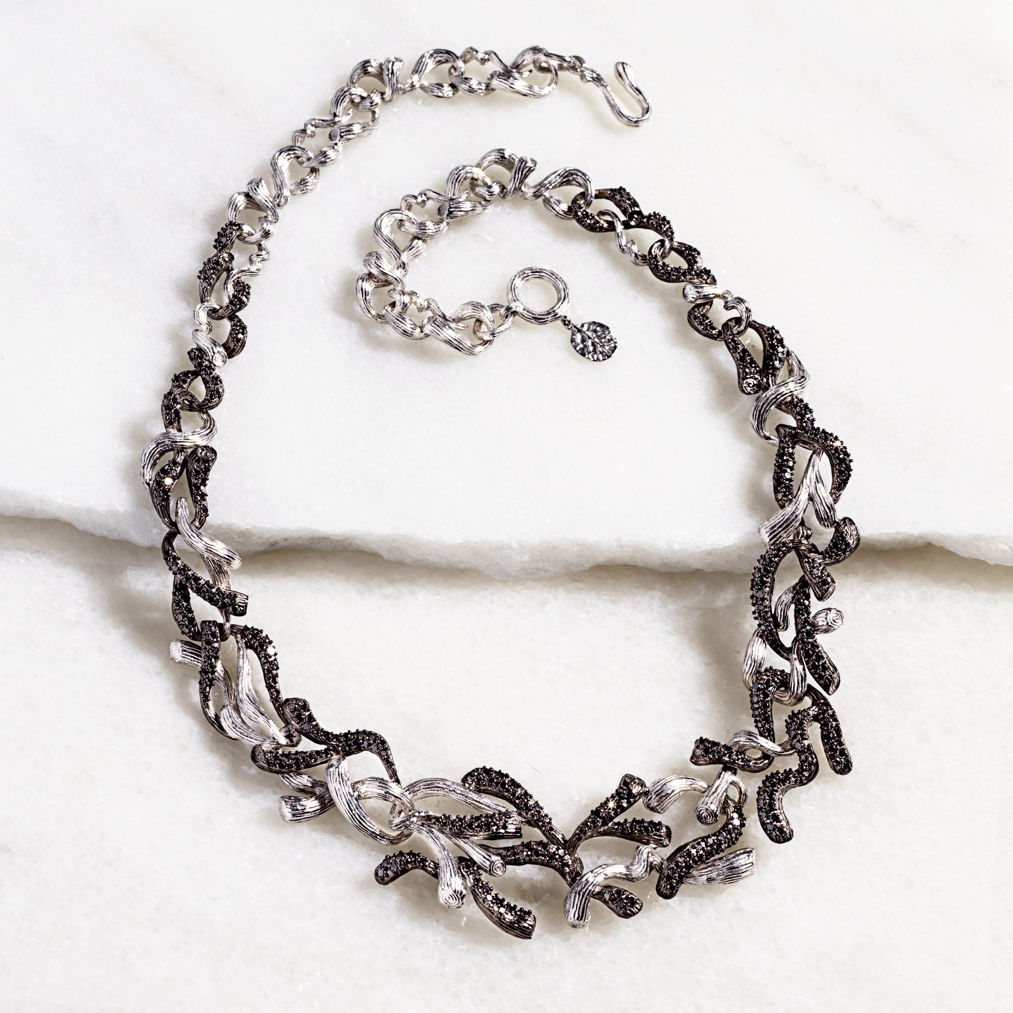 Michael Aram Branch Coral Necklace with Diamonds