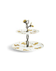 Michael Aram Butterfly Ginkgo 2-Tier Porcelain Etagere