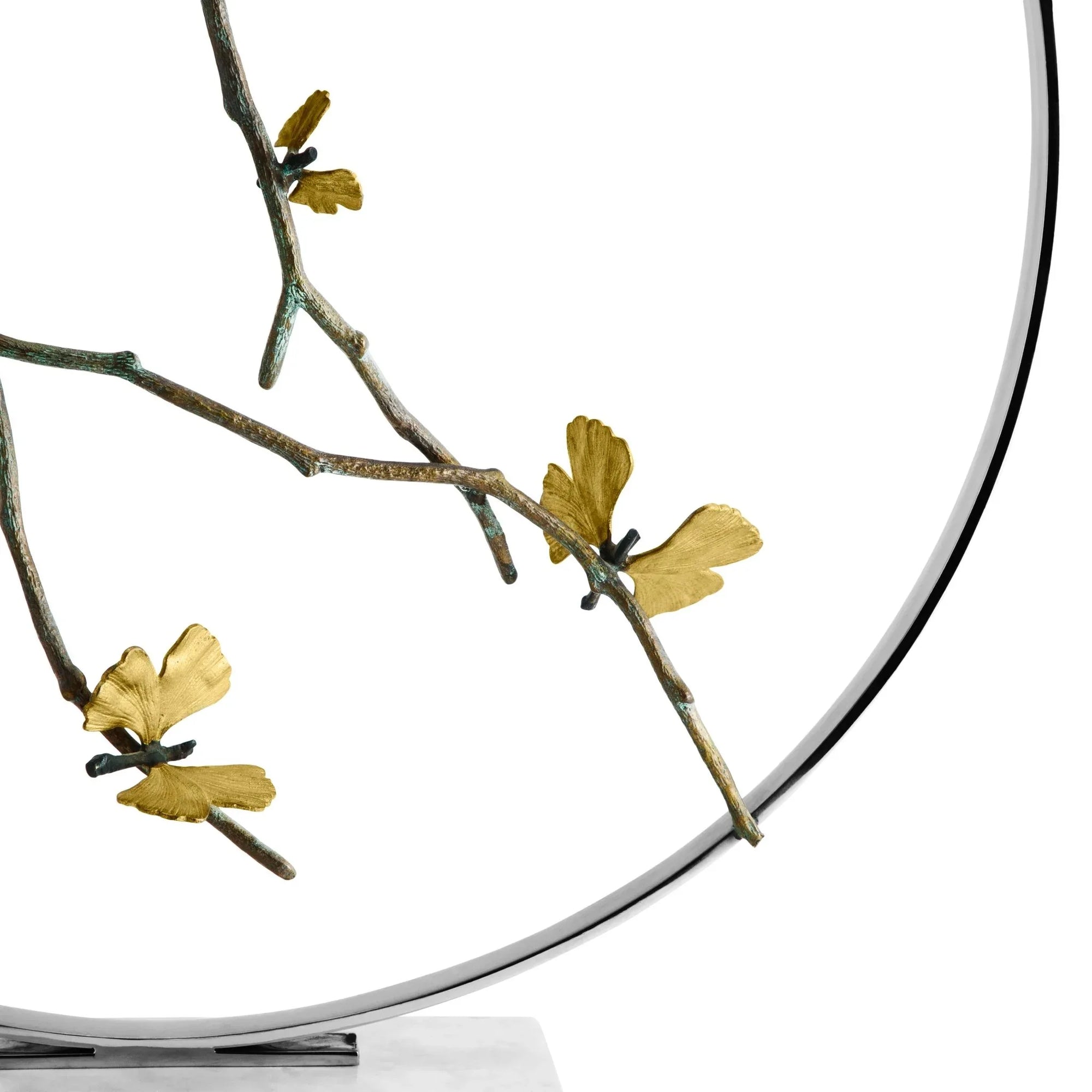 Michael Aram Butterfly Ginkgo 22" Moon Gate Sculpture