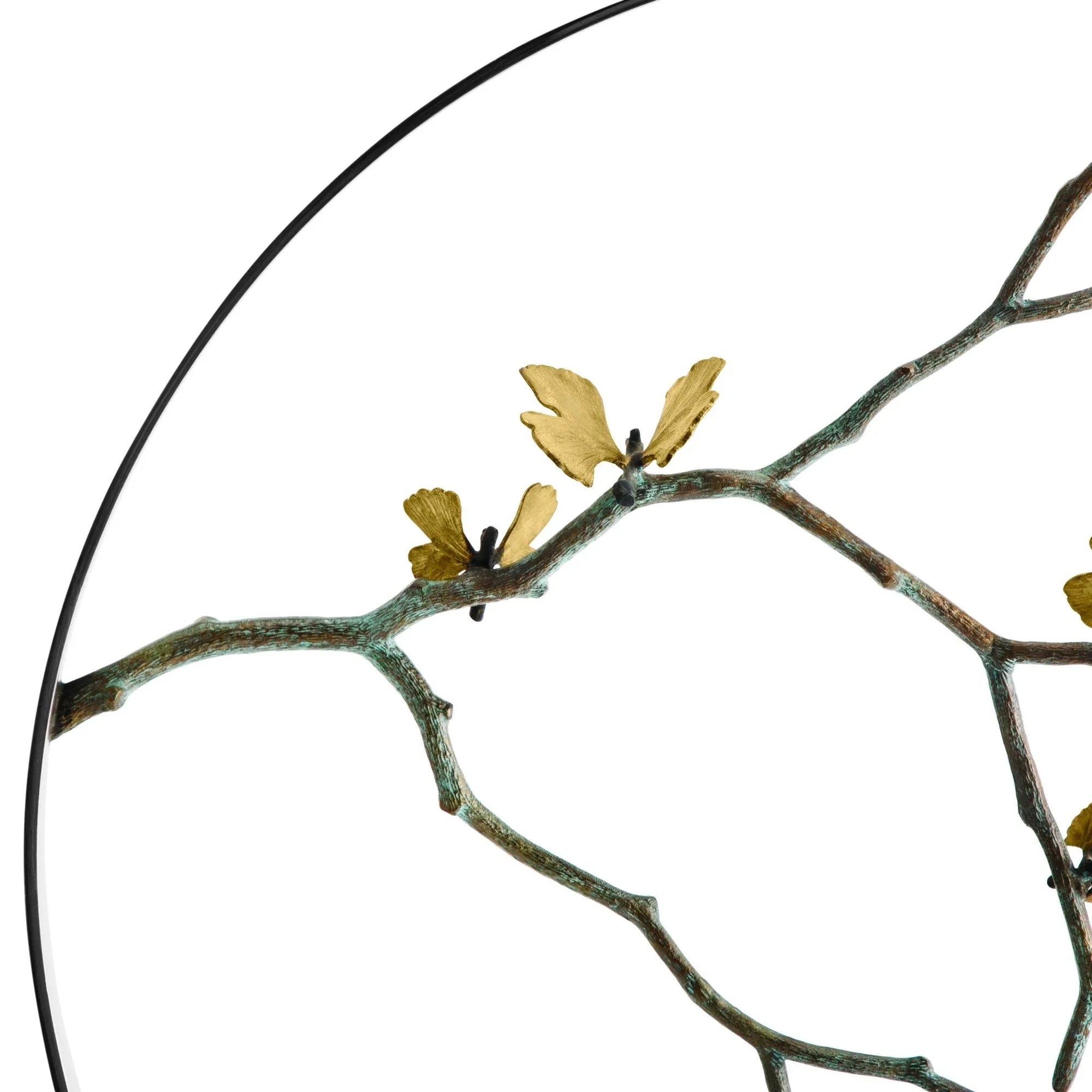 Michael Aram Butterfly Ginkgo 22" Moon Gate Sculpture