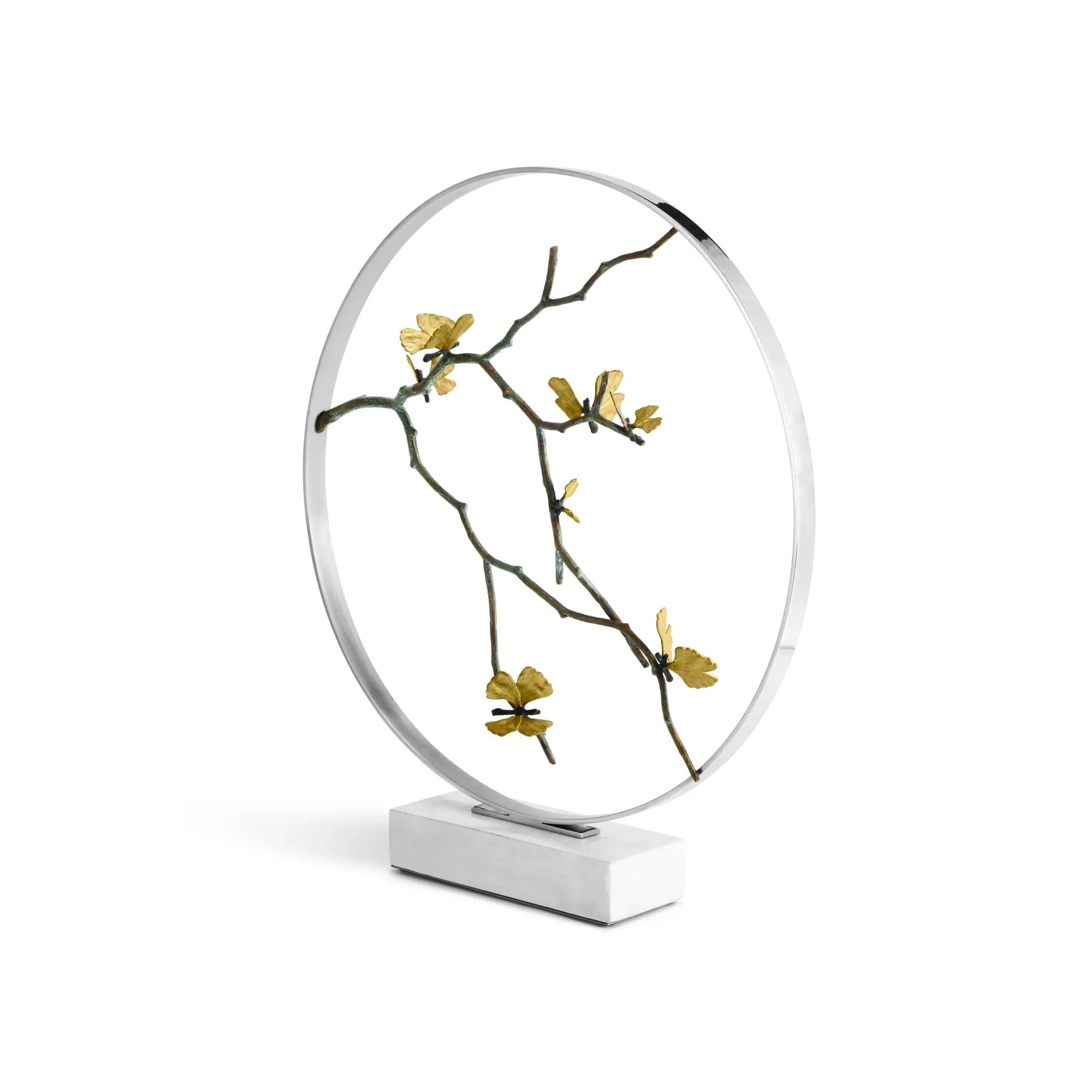 Michael Aram Butterfly Ginkgo 22" Moon Gate Sculpture