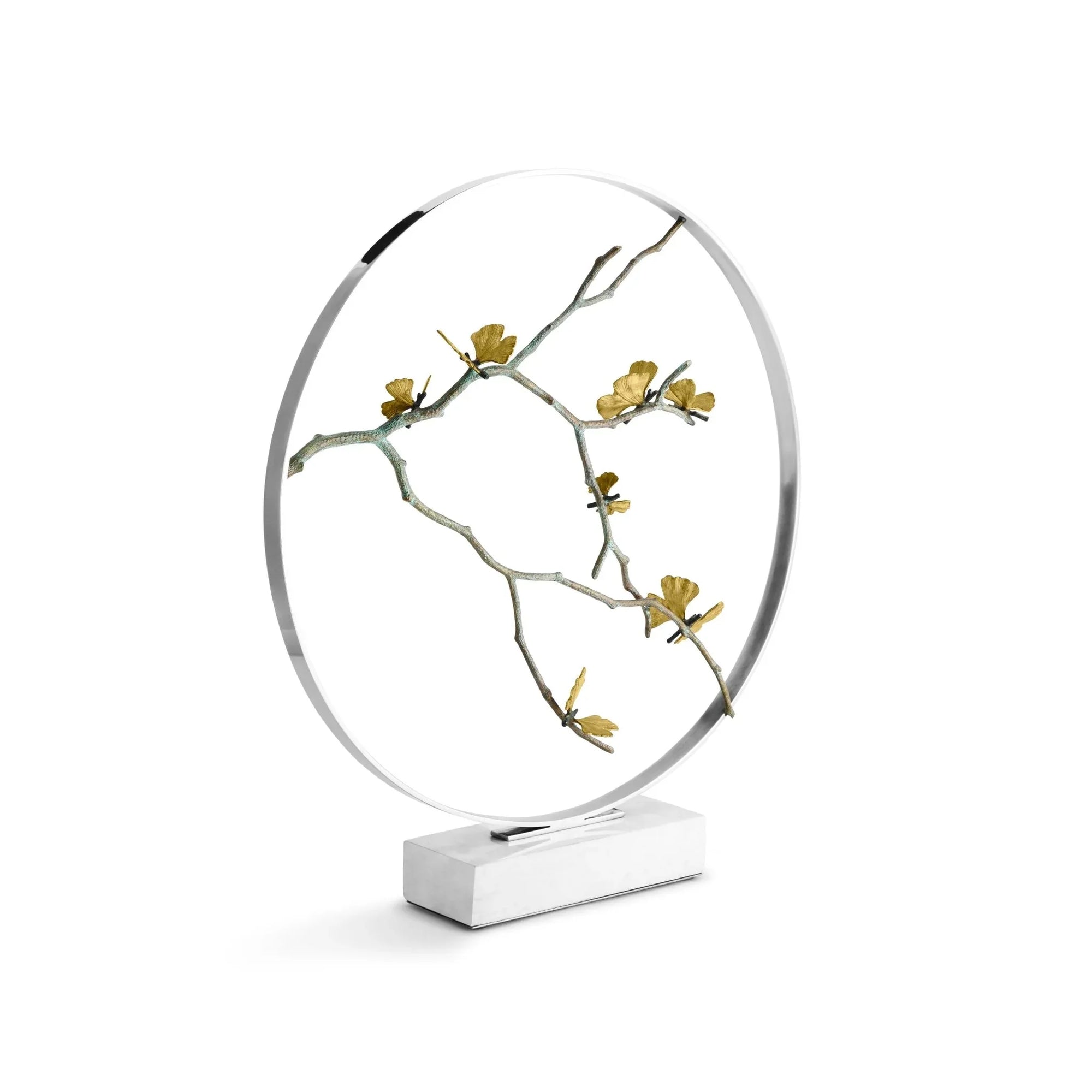 Michael Aram Butterfly Ginkgo 22" Moon Gate Sculpture