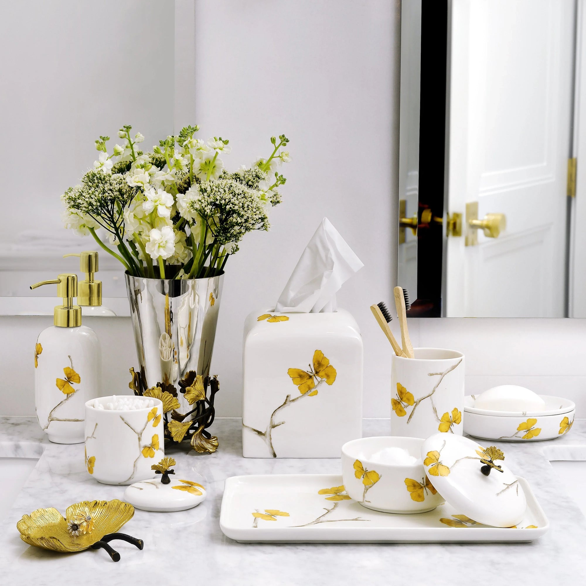 Michael Aram Butterfly Ginkgo Bath Collection
