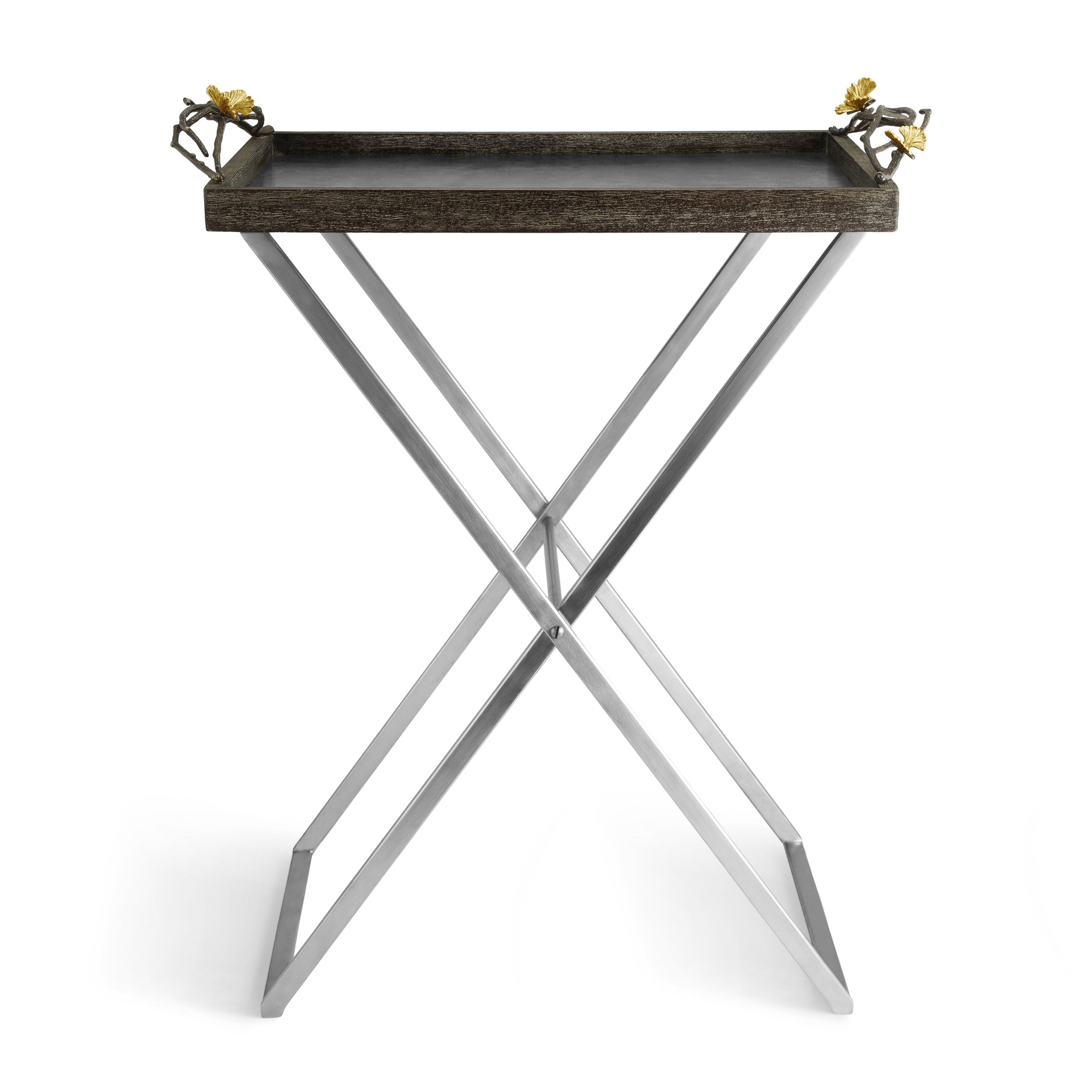 Michael Aram Butterfly Ginkgo Butler Tray Stand