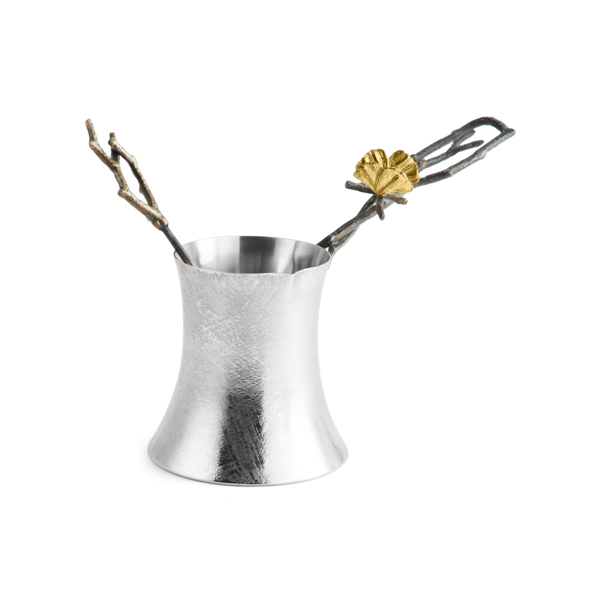 Michael Aram Butterfly Ginkgo Coffee Pot w/ Spoon