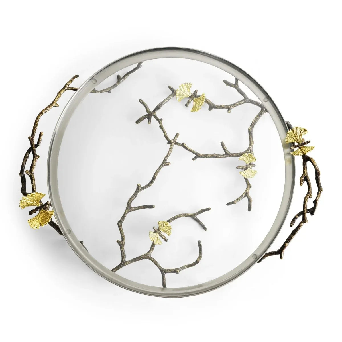 Michael Aram Butterfly Ginkgo Glass Platter