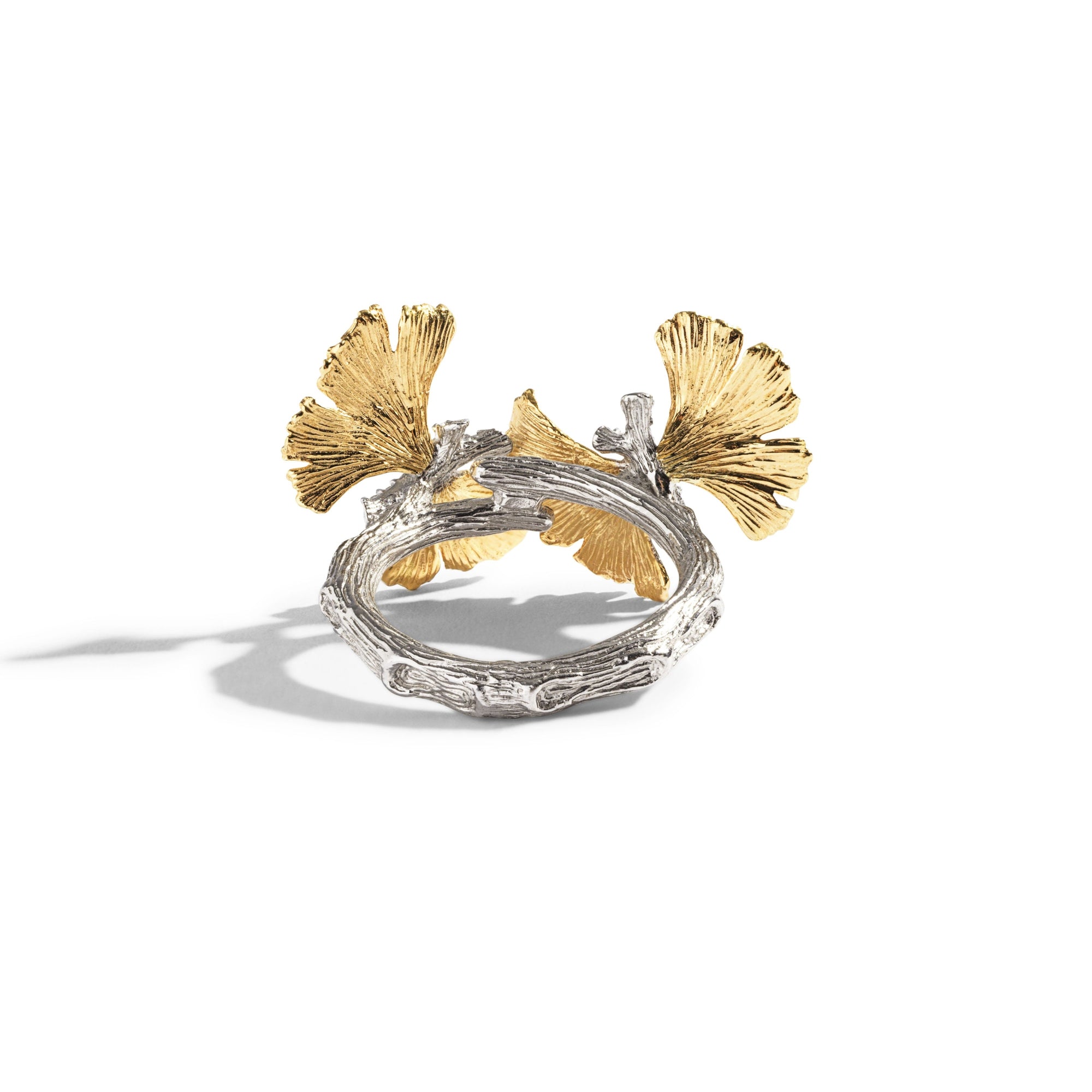 Michael Aram Butterfly Ginkgo Ring with Diamonds