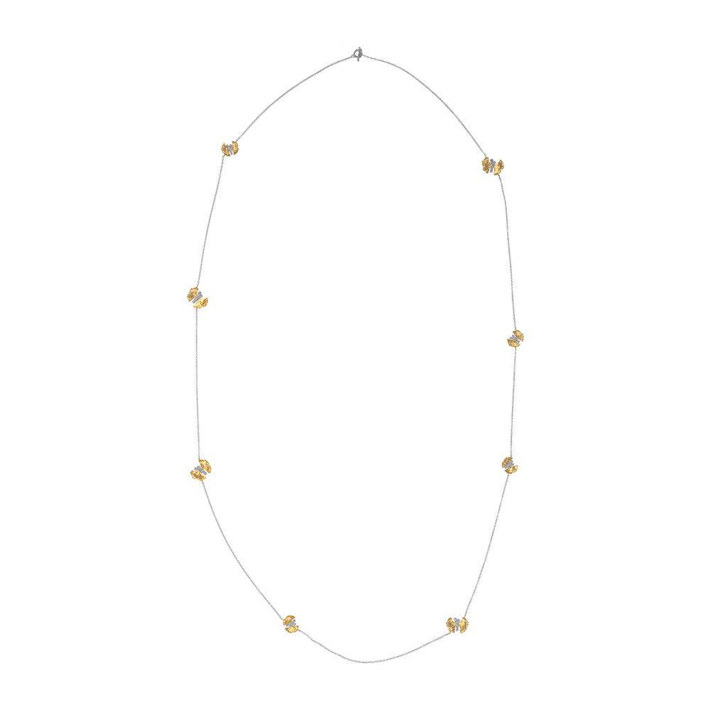 Michael Aram Butterfly Ginkgo Station Necklace