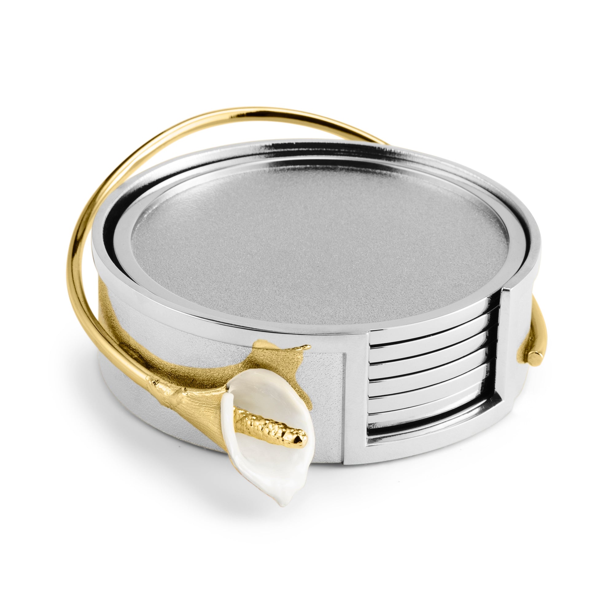 Michael Aram Calla Lily Coaster Set