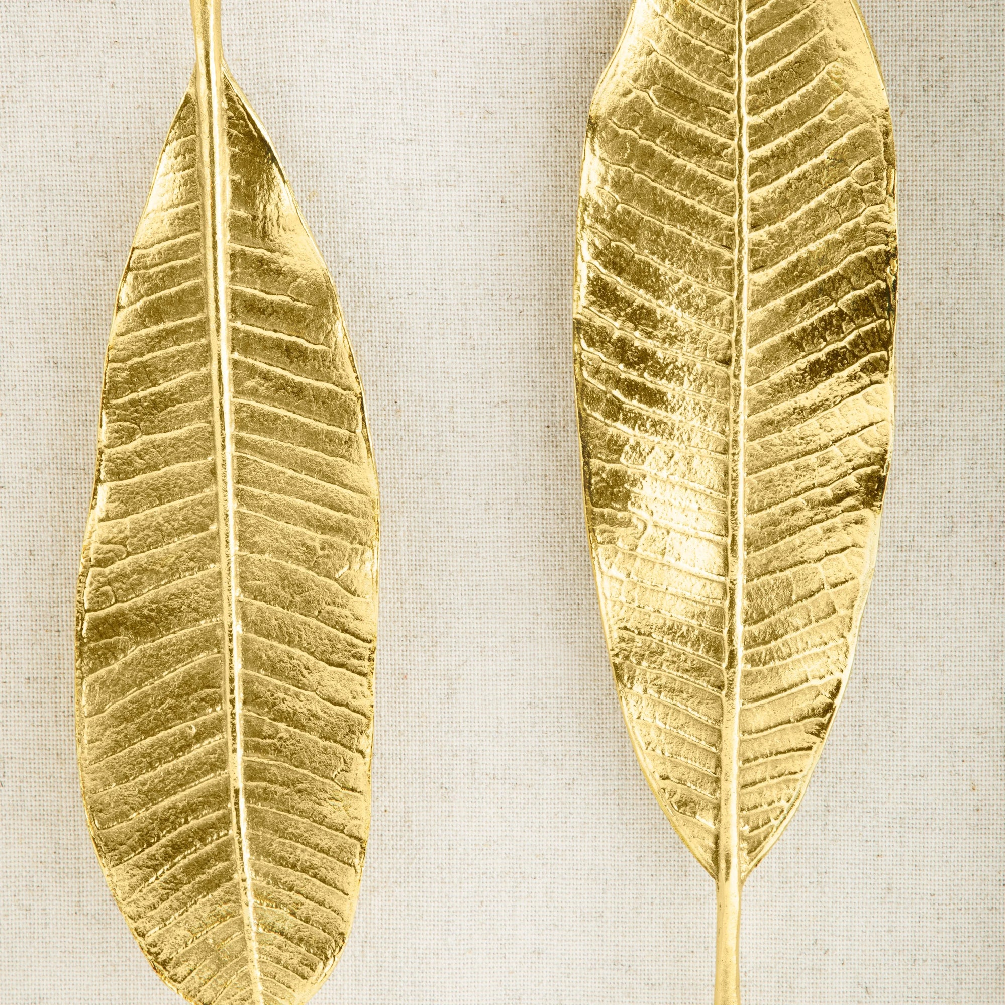 Michael Aram Champa Leaf Fabric Shadow Box