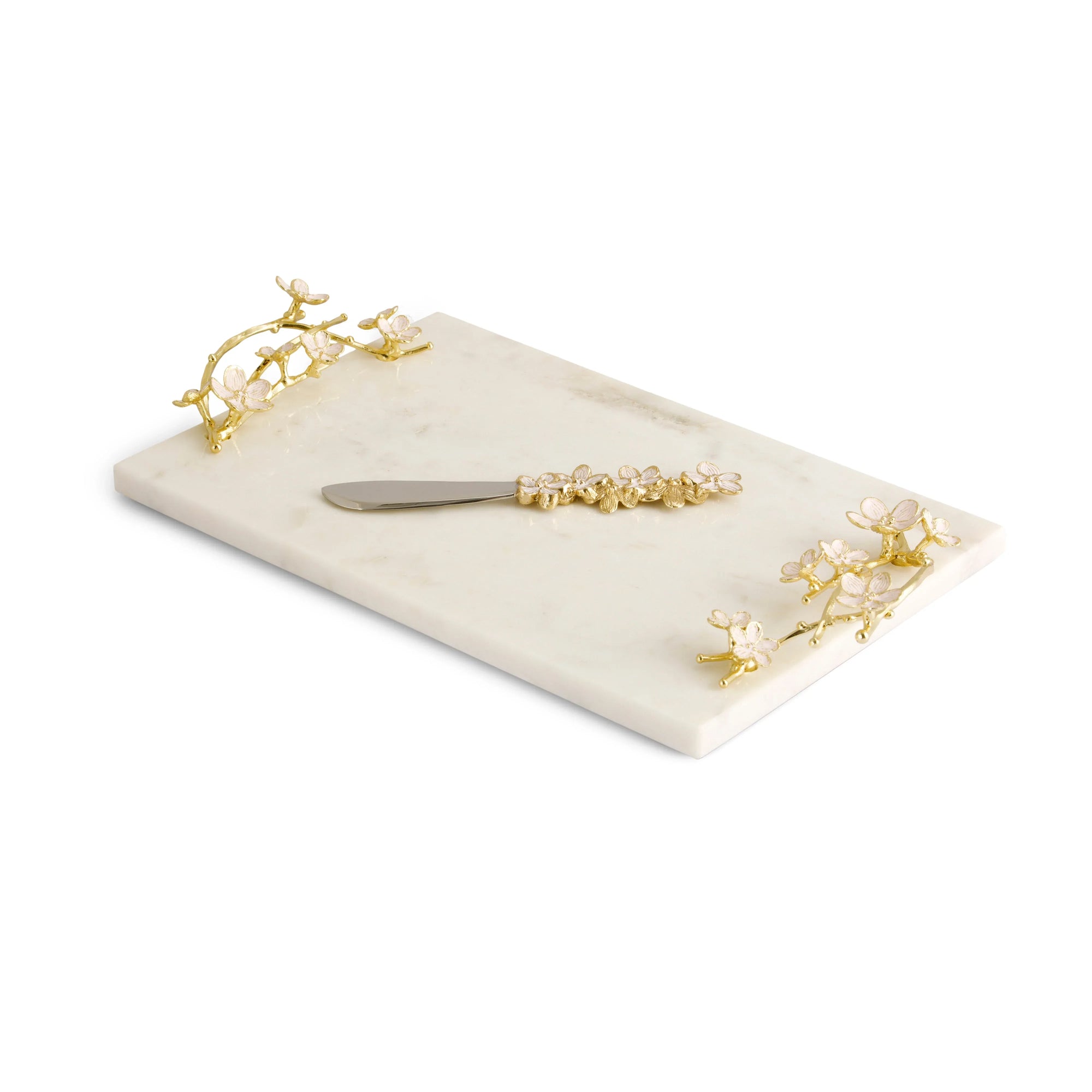 Michael Aram Cherry Blossom Small Cheese Board w/ Spreader