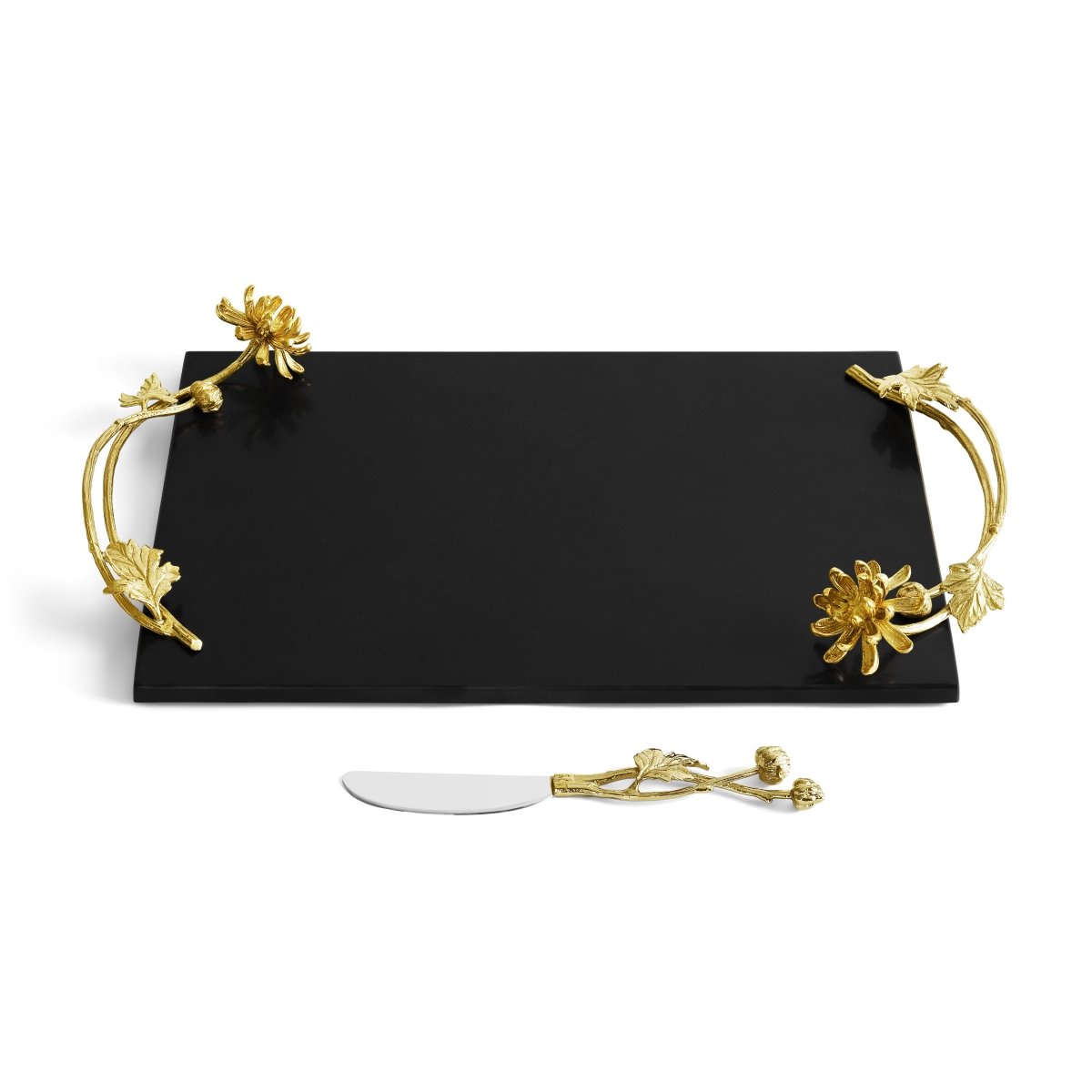 Michael Aram Dahlia Cheeseboard with Knife