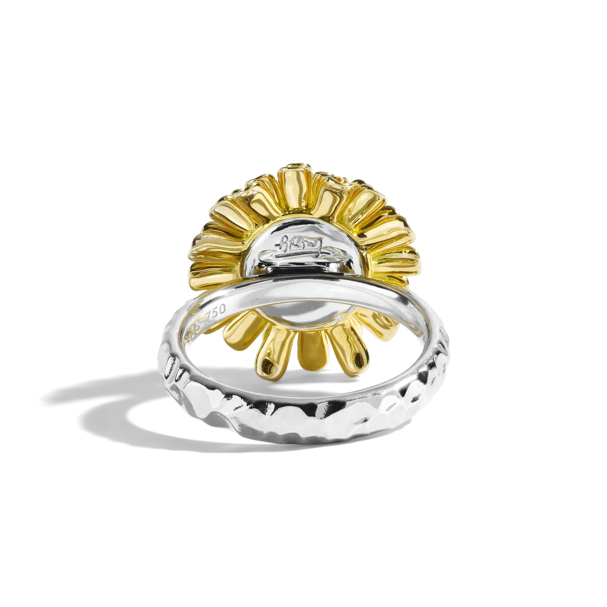 Michael Aram Dandelion Flower Ring with Diamonds