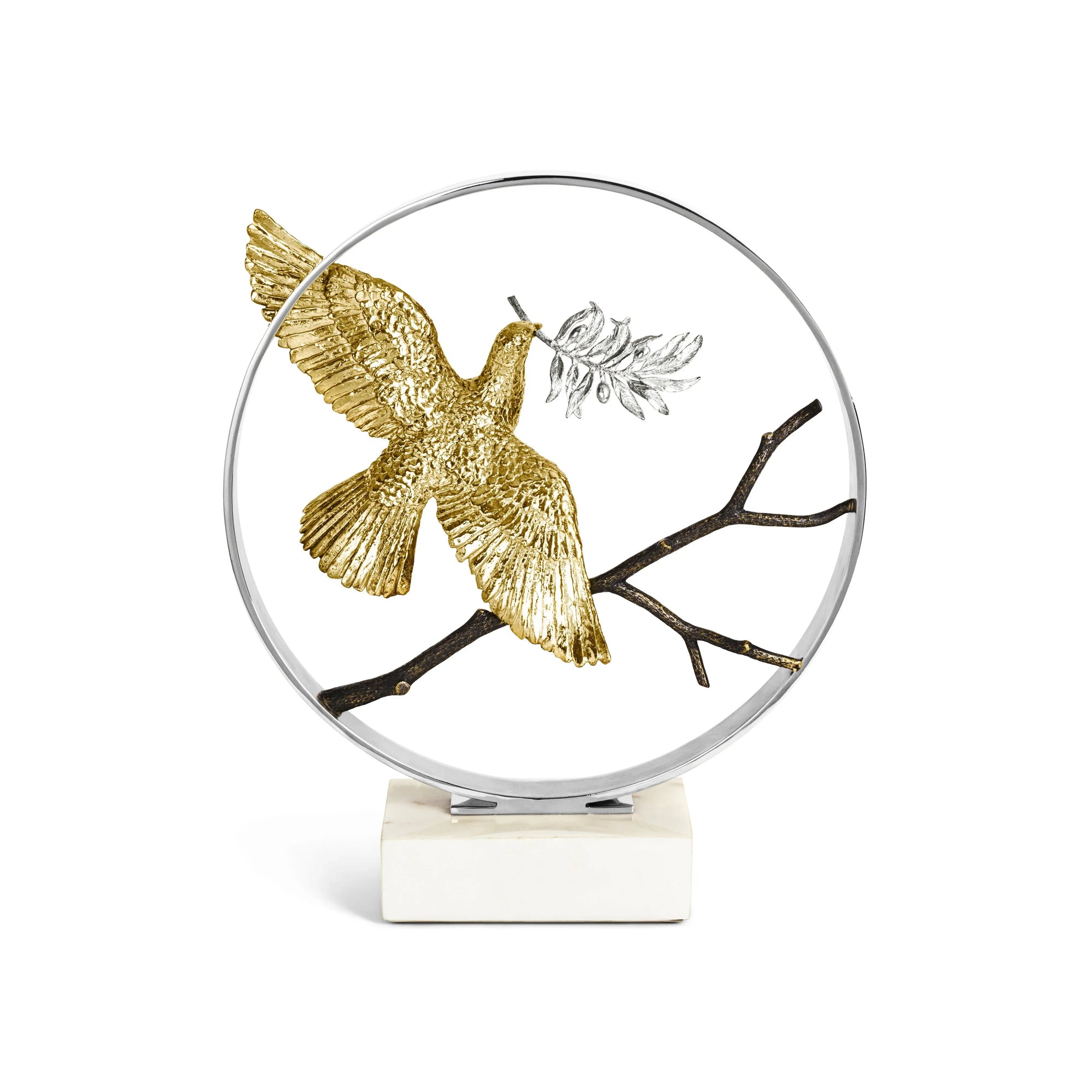 Michael Aram Dove 14" Moon Gate Sculpture
