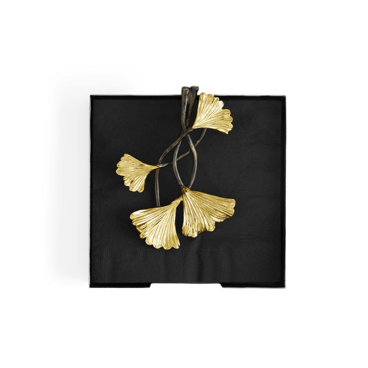 Michael Aram Golden Ginkgo Napkin Holder