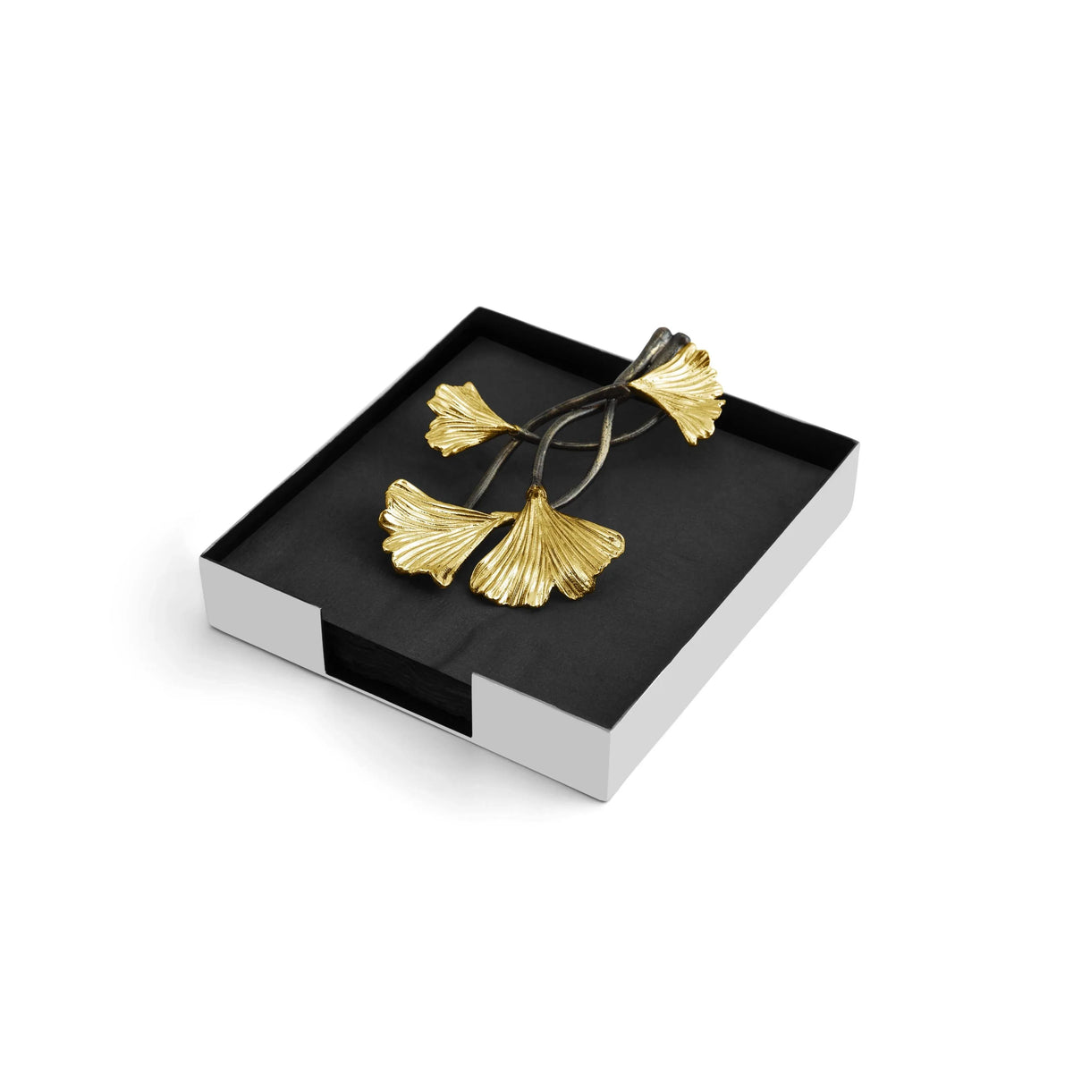 Michael Aram Golden Ginkgo Napkin Holder