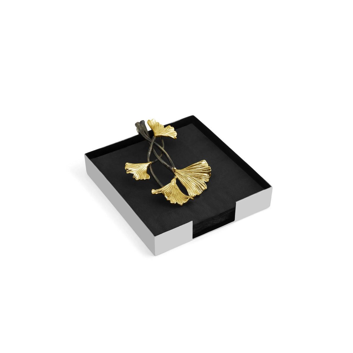 Michael Aram Golden Ginkgo Napkin Holder
