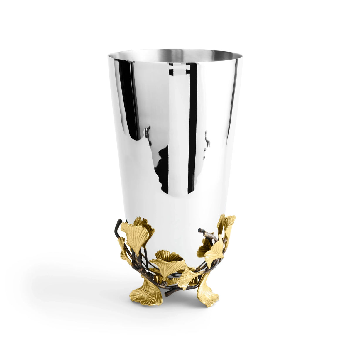 Michael Aram Golden Ginkgo Vase