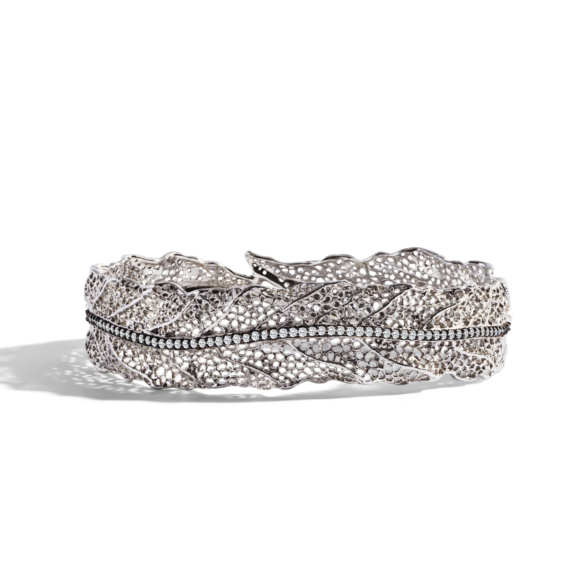 Michael Aram Gooseberry Bangle Bracelet with Diamonds
