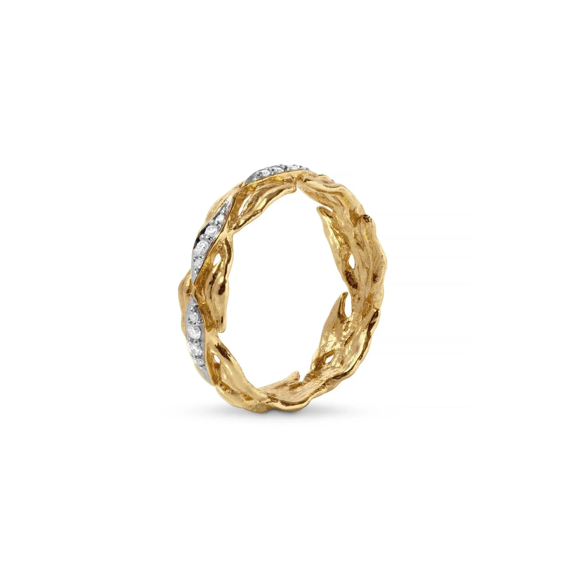 Michael Aram Laurel Ring with Diamonds
